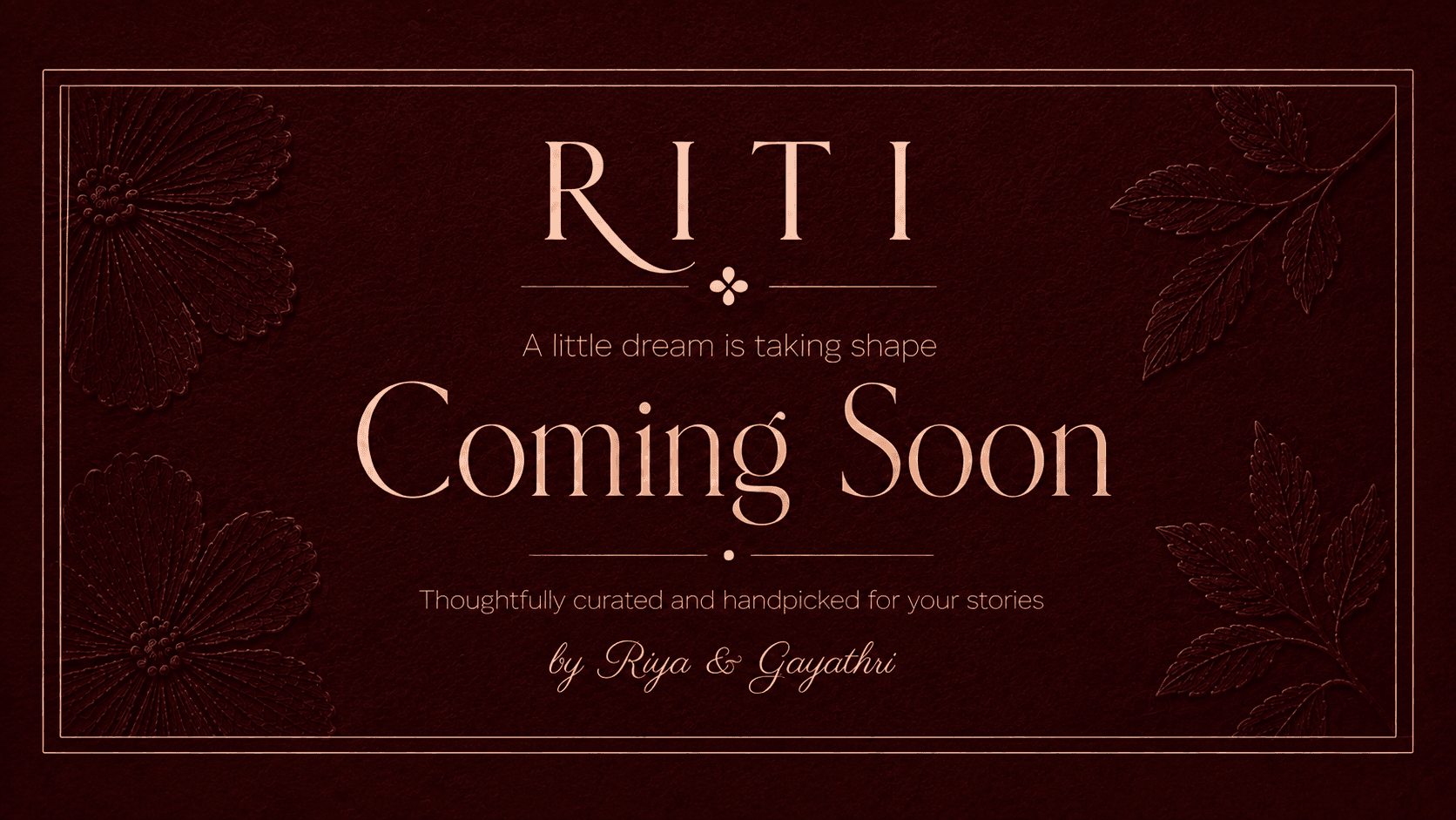 RITI Jewels Coming Soon